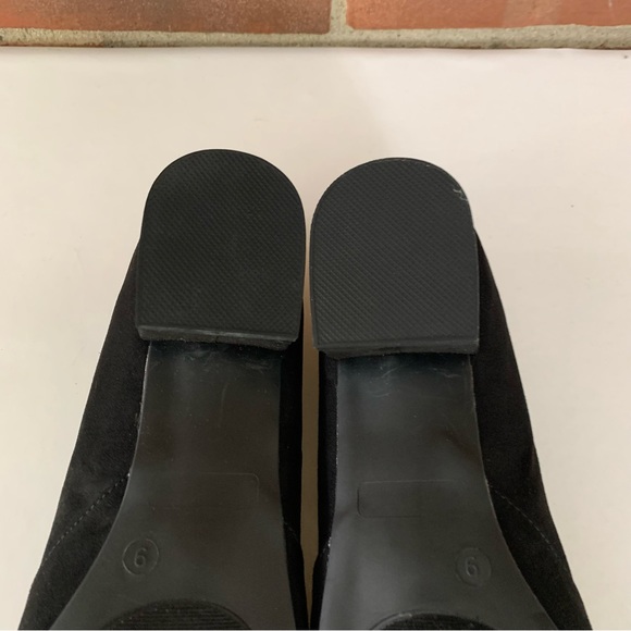 Journee Collection Womens Justine Black Slip On Block Heel Loafers Size US 9 M - Picture 7 of 9